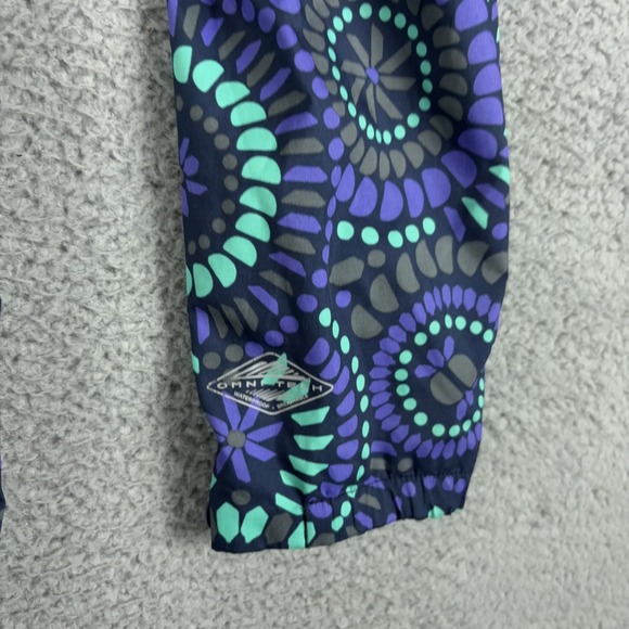 Columbia Jacket Boys Large Geometric Omni Tech Waterproof Mountain Action Skiing - Picture 4 of 11